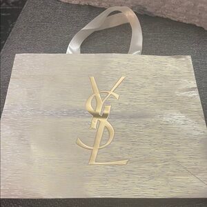 Yves Saint Laurent Cream Tote Bag